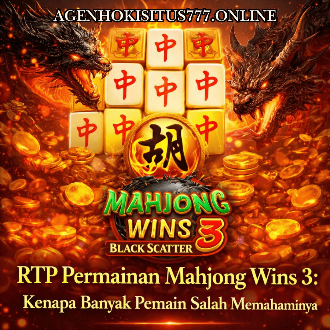 RTP Permainan Mahjong Wins 3: Kenapa Banyak Pemain Salah Memahaminya