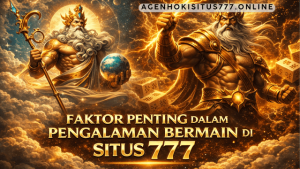 pengalaman bermain di situs 777
